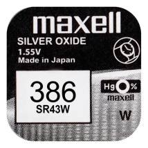 Buttoncell Maxell 386/SR43W/SR43 Τεμ. 1