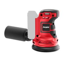 Energizer 3SD02 Επαναφορτιζόμενο Έκκεντρο Τριβείο 20V 350W 6 Ταχυτήτων 10000Rpm Διάμετρος 125mm Κόκκινο/Μαύρο