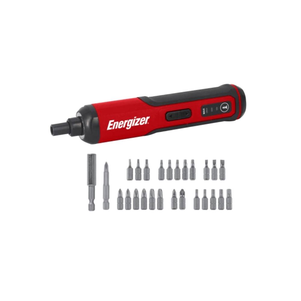 Energizer 3GS01 Επαναφορτιζόμενο Ηλεκτρικό Κατσαβίδι 3V 3Nm 300Rpm 1500mAh USB-C με 26 Εναλλασσόμενες Μύτες
