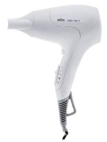 Πιστολάκι Μαλλιών Braun HD180 Satin Hair 1 Style & Go 1800W με 2 Επίπεδα Ταχύτητας Αέρα Λευκό