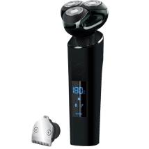 Επαναφορτιζόμενη Ξυριστική Μηχανή με Οθόνη Led Direct Drive IPX5 Sencor SMS 7000BK Μαύρη