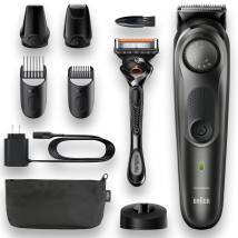 Επαναφορτιζόμενη Κουρευτική Μηχανή Braun BT7340 + Gillette ProGlide