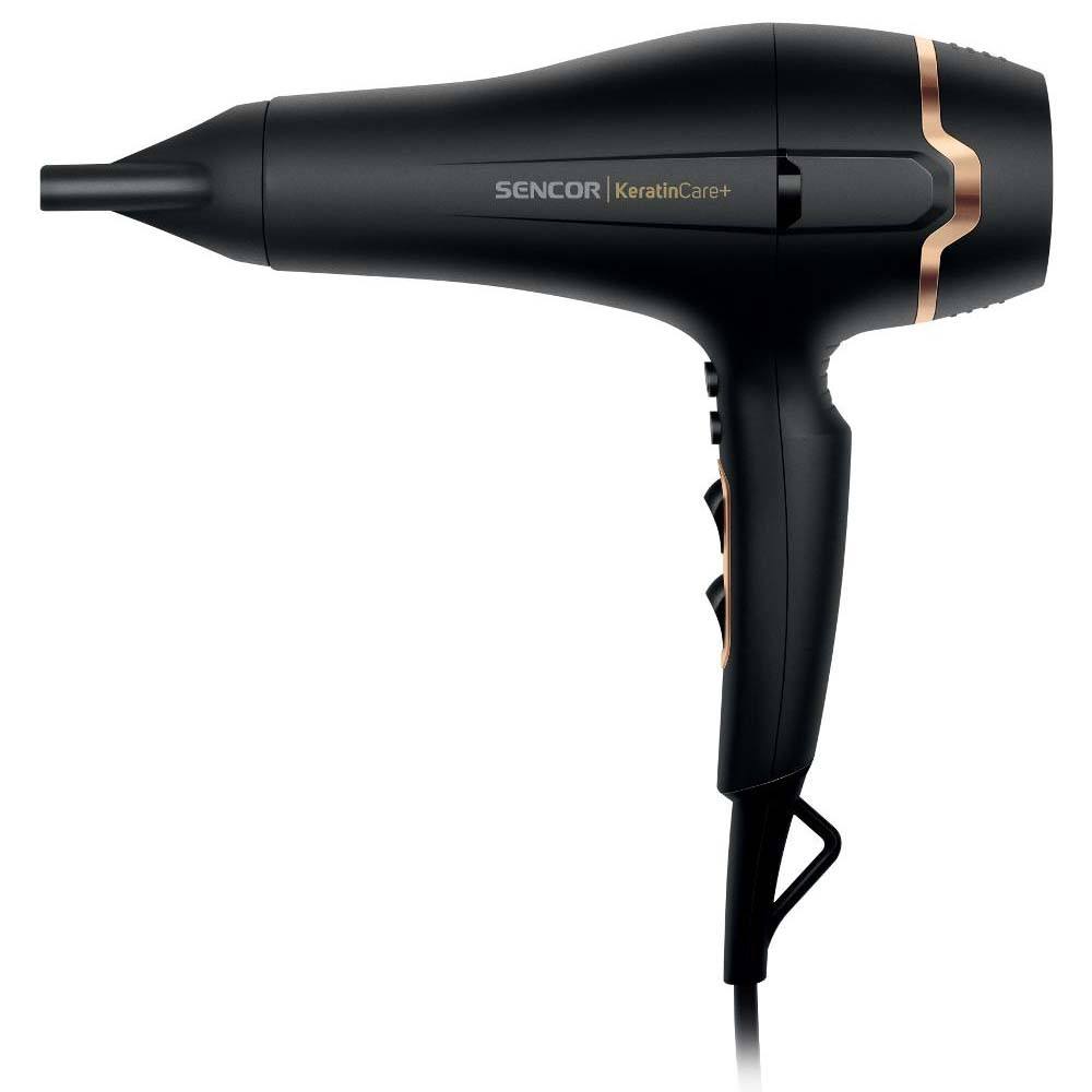 Σεσουάρ Μαλλιών Sencor SHD 8275BK 2400W KeratinCare+ με 3 Επιλογές Θερμοκρασίας και 2 Ταχύτητας Αέρα