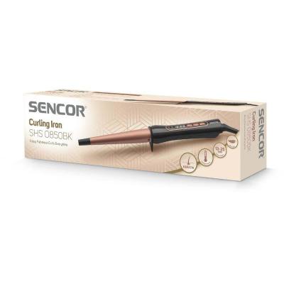 Ψαλίδι Μαλλιών Sencor SHS 0850BK 42W Keratin 19-25mm με 5 Ρυθμίσεις Θερμοκρασίας και Ένδειξη Λειτουργίας LED Μαύρο