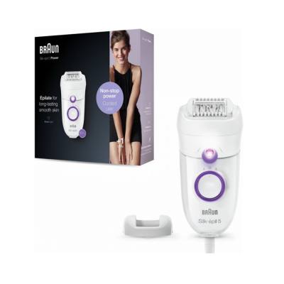 Μηχανή Αποτρίχωσης Braun Silk-Epil SE5-505P Κατάλληλη για Πόδια και για Σώμα