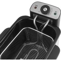 Φριτέζα Λαδιού με Ρυθμίση θερμοκρασίας 3lt 2200W Smarton FR350 Ασημί