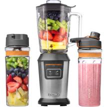 Μπλέντερ Set Smoothie Maker 600/900ml 800W Sencor SBL 7550SS Ασημί