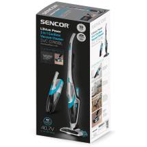 Επαναφορτιζόμενη Ηλεκτρική Σκούπα Stick 3 σε 1 με Σφουγγαρίστρα & Χειρός 160W Sencor SVC 0740BL-EUE3 Ασημί/Μπλέ