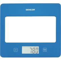 Ζυγαριά Κουζίνας 5kg UltraSlim Glass Sencor SKS 5032BL Μπλε