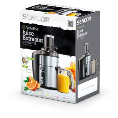 Αποχυμωτής 5 Ταχυτήτων 1200W Sencor SJE 5050SS Ασημί