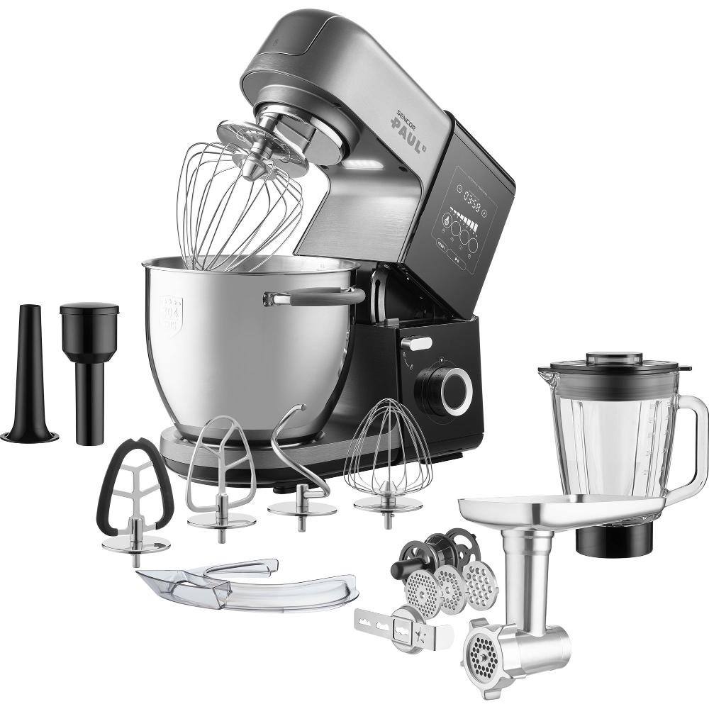 Κουζινομηχανή 8 Ταχυτήτων 5 in 1 6,7lt 1800W Sencor STM 8950 PAUL Ασημί