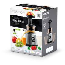 Αποχυμωτής Αργής Σύνθλιψης Titanium Strainer 400W Sencor SSJ 4050NP Μαύρο/Ασημί