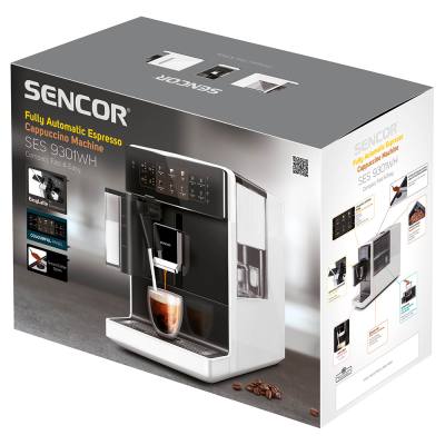 Μηχανή Espresso Sencor SES 9301WH 19Bar με LED Πάνελ Λειτουργίας Λευκή