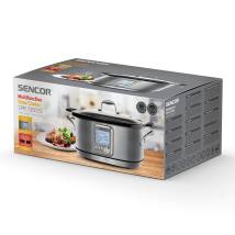 Ηλεκτρική Γάστρα με Χωρητικότητα 6lt 1250W Sencor SPR 7200SS Ασημί