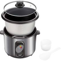 Ατμομάγειρας Ρυζιού Rice Cooker 1lt Stainless Steel Sencor SRM 1000SS Ασημί