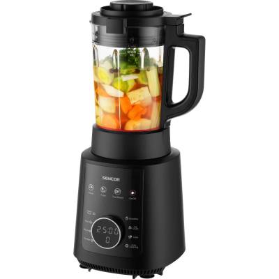 Μπλέντερ Sencor SBU 0510BK Smoothie Maker - Θερμομάγειρας για Κρύα Ροφήματα και Παρασκευή Σούπας 1,2lt Glass Μαύρο