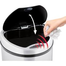 Κάδος Απορριμμάτων Lamart LT8045 απο Ανοξείδωτο Χάλυβα 58lt με Αισθητήρα