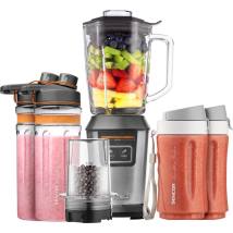 Μπλέντερ Set Smoothie Maker 300/600/900ml 800W Sencor SBL 7570SS Ασημί