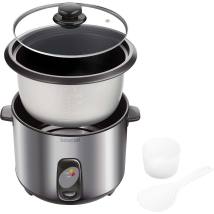 Ατμομάγειρας Ρυζιού Rice Cooker 2,8lt Stainless Steel Sencor SRM 2800SS Ασημί