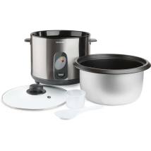 Ατμομάγειρας Ρυζιού Rice Cooker 2,8lt Stainless Steel Sencor SRM 2800SS Ασημί