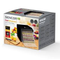 Αποξηραντής Τροφίμων Sencor SFD 6600BK 500W 12 Επιπέδων και 5 Αυτόματα Προγράμματα