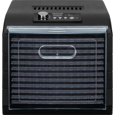 Αποξηραντής Τροφίμων Sencor SFD 6600BK 500W 12 Επιπέδων και 5 Αυτόματα Προγράμματα