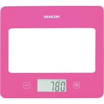 Ζυγαριά Κουζίνας 5kg UltraSlim Glass Sencor SKS 5038RS Ροζ
