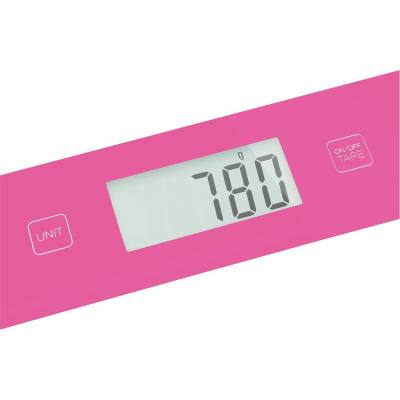 Ζυγαριά Κουζίνας 5kg UltraSlim Glass Sencor SKS 5038RS Ροζ