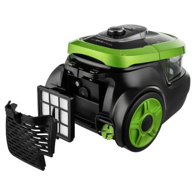 Ηλεκτρική Σκούπα Sencor SVC 1038GR 750W χωρίς Σακούλα με σωλήνα XL Clean Air Dual HEPA H13 75 dB(A) Μαύρο/Πράσινο