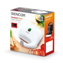 Τοστιέρα 2 Θέσεων Sencor SSM 3120WH Λευκή