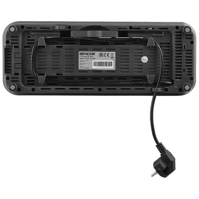 Φρυγανιέρα Sencor STS 4050SS 1200W με Μεγάλη Υποδοχή Ασημί