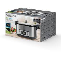 Ηλεκτρική Γάστρα με Χωρητικότητα 6lt 1350W Sencor SPR 5500SS Ασημί