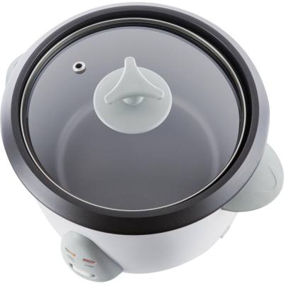 Ατμομάγειρας Ρυζιού Rice Cooker 1,5lt Stainless Steel Sencor SRM 1500WH Λευκό