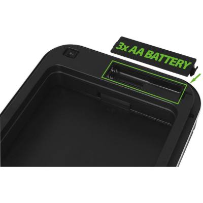 Κάδος Απορριμμάτων από Ανοξείδωτο Ατσάλι με Φωτοκύτταρο 50lt  Lamart LT8052 Μαύρο