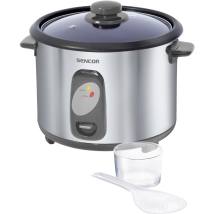 Ατμομάγειρας Ρυζιού Rice Cooker 1,8lt Stainless Steel Sencor SRM 1800SS Ασημί