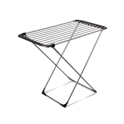 Πτυσσόμενη Απλώστρα Ρούχων με Επεκτεινόμενα Φτερά Lamart LT8102  18M Αλουμινίου, 15kg Φορτίο, Ασημί/Μαύρη