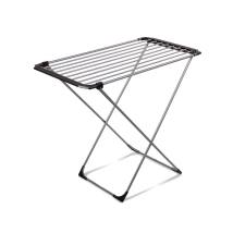 Πτυσσόμενη Απλώστρα Ρούχων με Επεκτεινόμενα Φτερά Lamart LT8102  18M Αλουμινίου, 15kg Φορτίο, Ασημί/Μαύρη