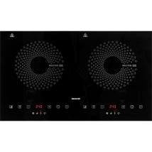 Φορητή Επαγωγική Εστία Sencor SCP 4601GY Διπλή TouchControl 3400W 12-26cm Μαύρη