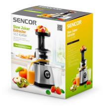 Αποχυμωτής Αργής Σύνθλιψης 400W Sencor SSJ 4041BK Μαύρο/Ασημί