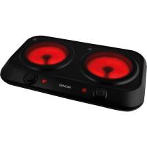 Φορητή Κεραμική Εστία Διπλή 1200W 19cm Sencor SCP 2263BK Μαύρη