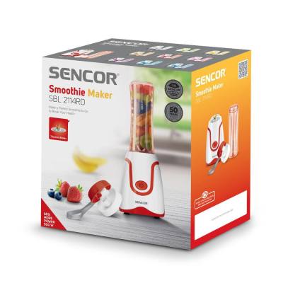 Μπλέντερ Smoothie Maker 600ml 500W Sencor SBL 2114RD Κόκκινο