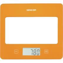 Ζυγαριά Κουζίνας 5kg UltraSlim Glass Sencor SKS 5033OR Πορτοκαλί