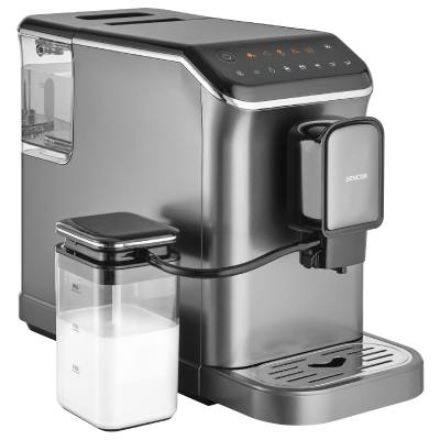 Μηχανή Espresso 19Bar 1470W LED Sencor SES 8000BK Μαύρη