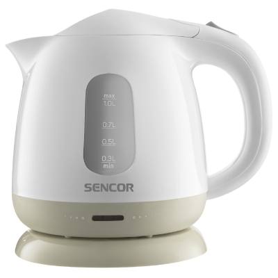 Βραστήρας Sencor SWK 1103LM 1 lt 100W με Αφαιρούμενο και Πλενόμενο Φίλτρο Ρύπων και Αλάτων Κίτρινο