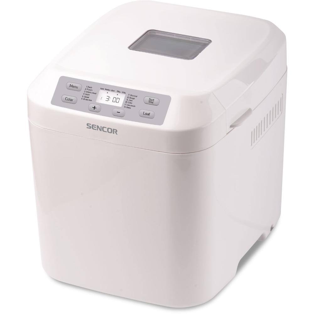 Αρτοπαρασκευαστής με Οθόνη LCD 550W Sencor SBR 1040WH Λευκός