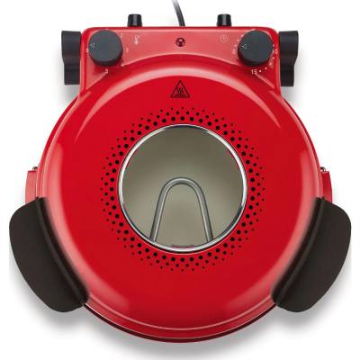 Ηλεκτρικό Φουρνάκι Πίτσας Smarton PO 300 1200W με Επιλογή Θερμοκρασίας και Χρόνου Ψησίματος και Ηχητική Ειδοποίηση Κόκκινο