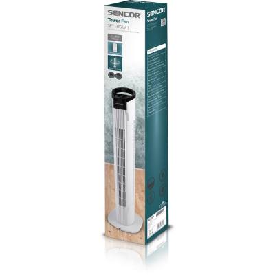 Ανεμιστήρας Πύργος Sencor SFT 3112WH 50W με 3 Ταχύτητες Κουμπία Αφής και Timer Λευκός