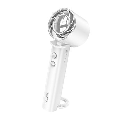 Φορητός Επαναφορτιζόμενος Ανεμιστήρας Hoco HX61 Exquisite Mini 1200mAh 3 Ταχύτητες Αέρα Λευκός