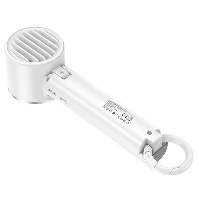 Φορητός Επαναφορτιζόμενος Ανεμιστήρας Hoco HX61 Exquisite Mini 1200mAh 3 Ταχύτητες Αέρα Λευκός