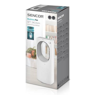 Ανεμιστήρας Δαπέδου Sencor SFT 2403WH Χωρίς Πτερύγια 3 Ταχυτήτων 24''  Λευκός